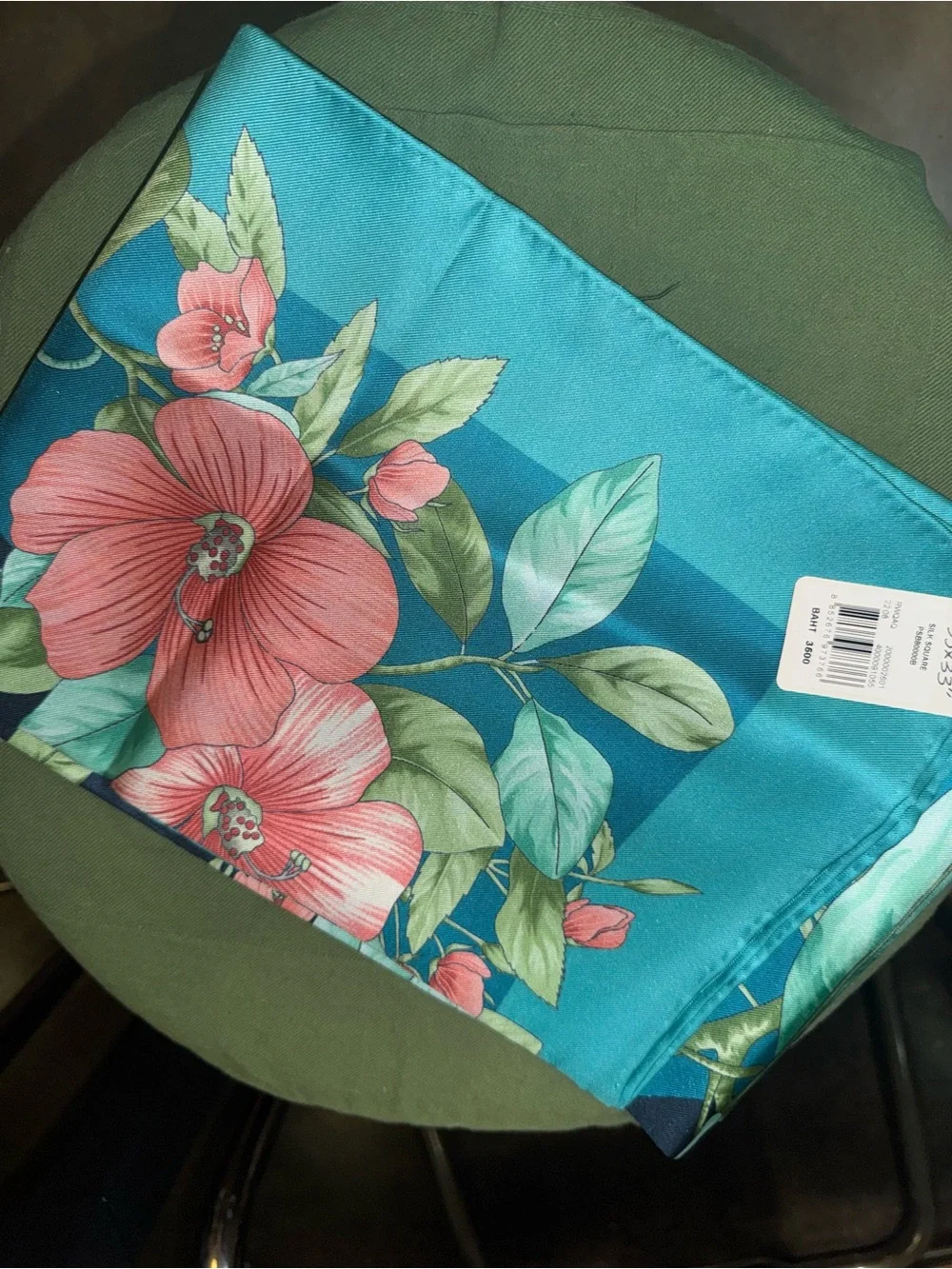 Jim Thompson Floral Silk Scarf